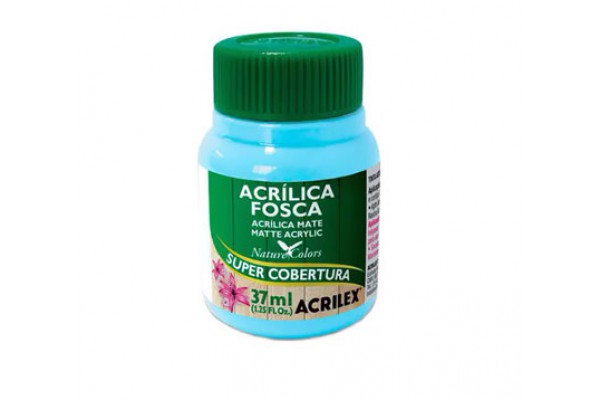 TINTA ACRILICA FOSCA 37ML ACRILEX AZUL CELESTE